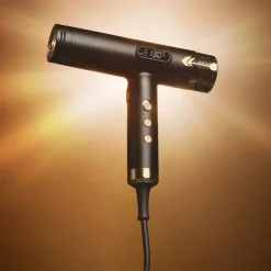 Coffret sèche-cheveux Divine Édition + brosse Fingerbrush Noir & Or