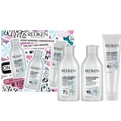 Coffret trio Acidic Bonding Concentrate – réparation, douceur, protection / 750ml