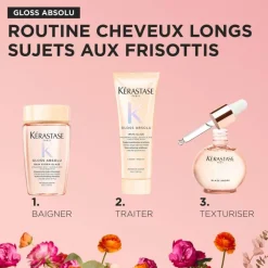 Coffret trio Gloss Absolu - brillance et contrôle des frisottis - format voyage / 200ml