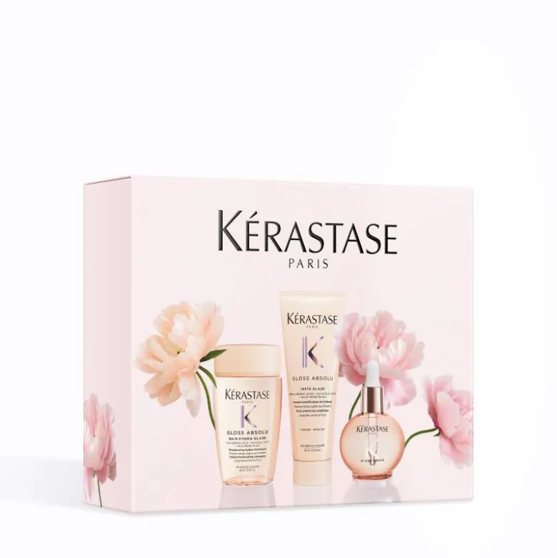 Coffret trio Gloss Absolu - brillance et contrôle des frisottis - format voyage / 200ml