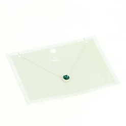 Collier Emeraude orné de cristaux Swarovski Vert