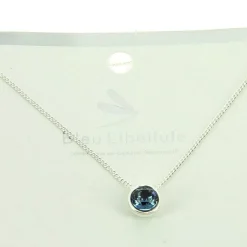 Collier Montana orné de cristaux Swarovski Bleu