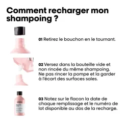 Éco-Recharge Shampoing Fixateur de Couleur Vitamino Color / 500ml