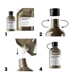 Éco-recharge Shampoing réparateur Absolut Repair Molecular / 500ml