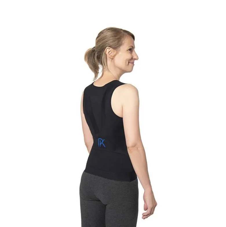 Correcteur de posture Femme Lyne Up débardeur seconde peau Noir