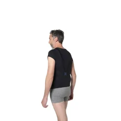 Correcteur de posture Homme Lyne Up t-shirt seconde peau Noir