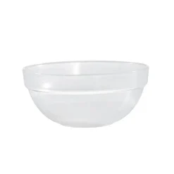 Coupelle en plastique Blanc transparent