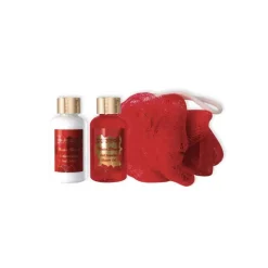 Cracker bain essentiel – gel douche, lait corps, fleur exfoliante