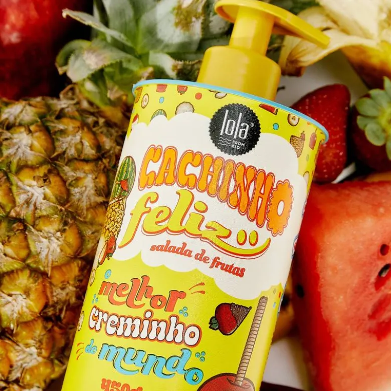 Crème coiffante Cachinho Feliz Salada de Fruta – démêle et active les boucles / 450ml