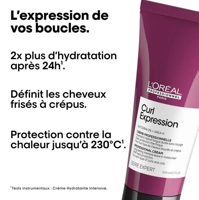 Crème hydratante intensive longue durée Curl Expression / 200ml