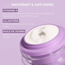 Crème jour anti-âge visage – fermeté, hydratation, éclat / 50ml