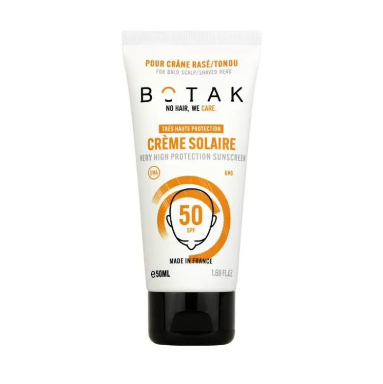 Crème solaire SPF50 pour crâne rasé/tondu / 50ml