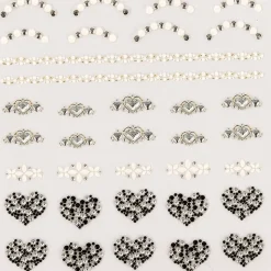 Décors adhésifs pour ongles Coeur - Jewel