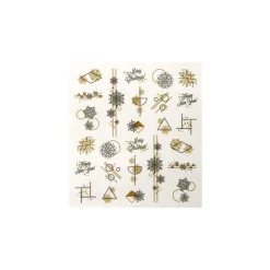 Décors adhésifs pour ongles - motif Christmas