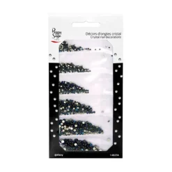Décors d'ongles cristal - galaxy