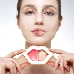 Duo gommage et huile crèmeuse lèvres Peach Duoduo
