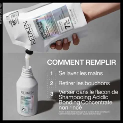 Eco-Recharge Shampoing Acidic Bonding Concentrate – Réparation & protection / 500ml