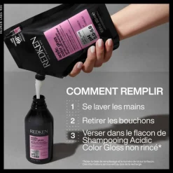 Eco-Recharge Shampoing Acidic Color Gloss – Protection, hydratation et éclat / 500ml