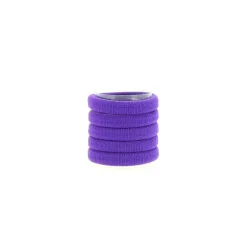 Elastique cheveux Nylon Violet x5