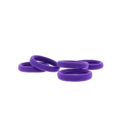 Elastique cheveux Nylon Violet x5