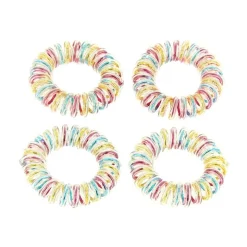 Elastique ressort multicolor x4