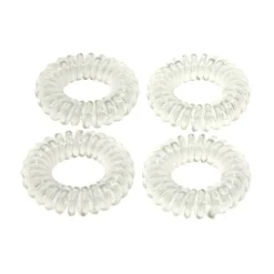 Elastique ressort transparent x4