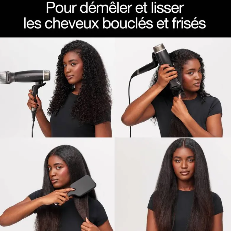 Embout peigne ghd Speed™ – démêlage facile, lissage texturé, confort thermique