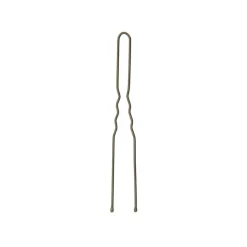 Epingles à chignon ondulées bouts perlés 70mm Bronze / 500g