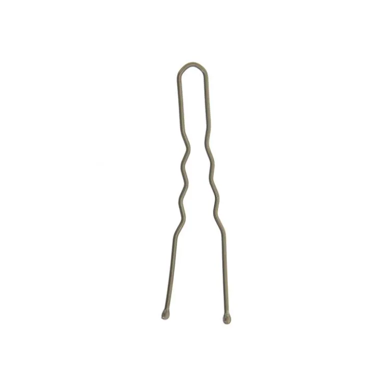 Epingles à chignon ondulées bouts perlés 50mm 500g Bronze / 500g