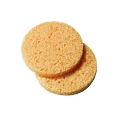 Eponges maquillage en cellulose 7cm x2 Jaune