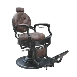Fauteuil barbier Barock Marron foncé