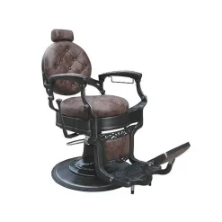 Fauteuil barbier Barock Marron foncé