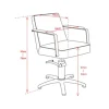 Fauteuil London Noir 79x59cm