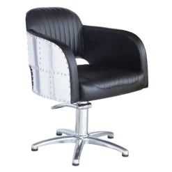 Fauteuil noir Brooklyn 53x99cm