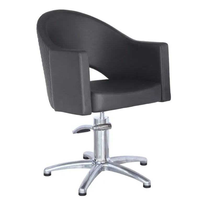 Fauteuil noir Roma 52x100cm