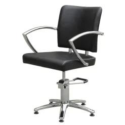 Fauteuil noir Stella 90x60cm