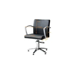 Fauteuil noir Stella 90x60cm