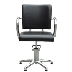 Fauteuil noir Stella 90x60cm