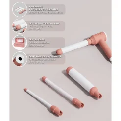 Fer à boucler Hair Gun II - 4 embouts – styles variés, ergonomie optimale