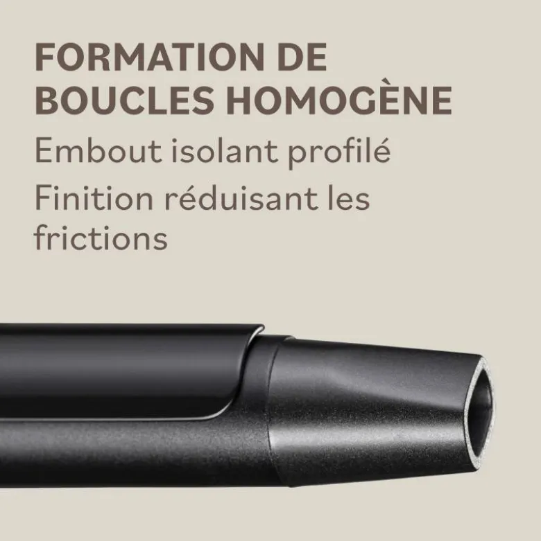 Fer à boucler à pince 19mm – Boucles définies et élégantes