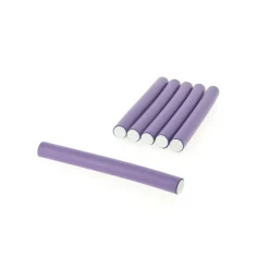 Flexi rollers 20mmx18cm x6 Violet