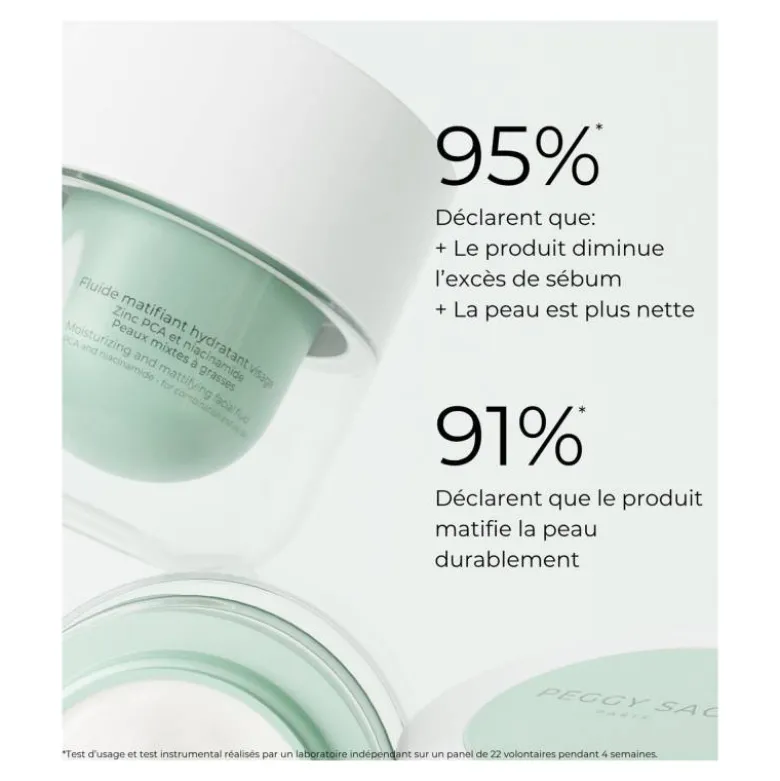 Fluide matifiant hydratant visage - Zinc PCA et Niacinamide Beauty Expert FACE / 50ml