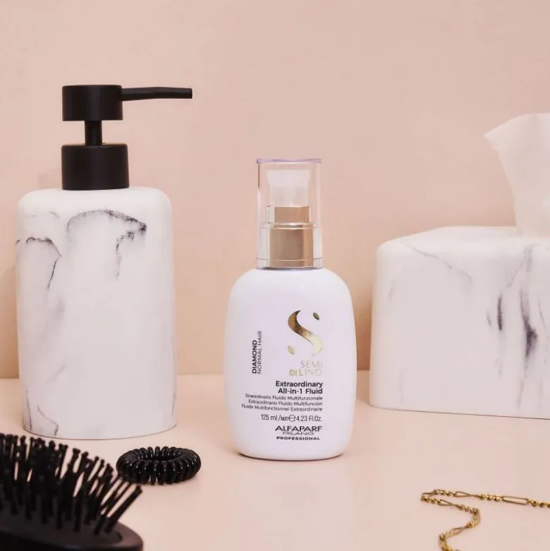 Fluide tout-en-un sans rinçage Diamond Semi Di Lino / 125ml
