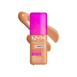 Fond de teint mat naturel couvrance modulable Make'em Wonder - 17 Medium Olive / 30ml