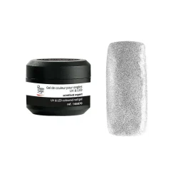 Gel de couleur UV&LED Color It - Scintillant argent 5g / 5g