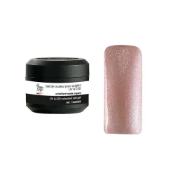 Gel de couleur UV&LED Color It - Scintillant nude argent 5g / 5g