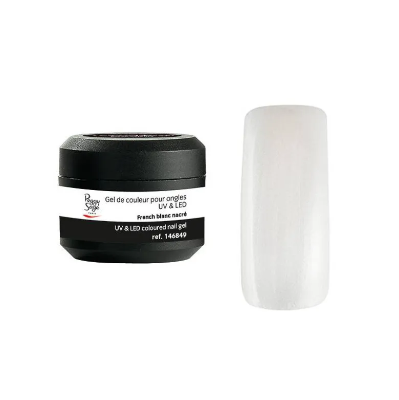 Gel de couleur UV & LED Technigel Color It French blanc nacré