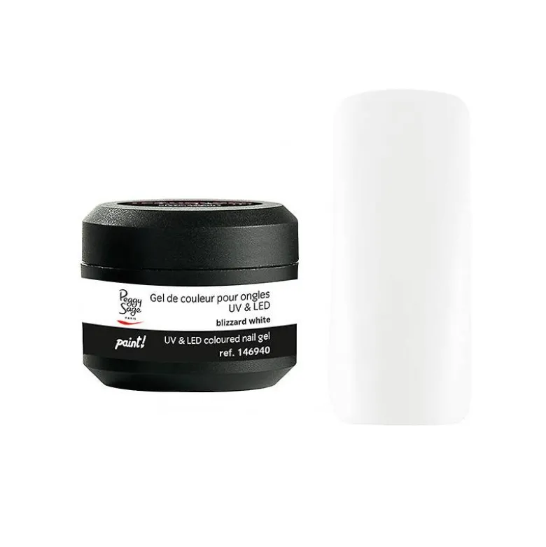 Gel de couleur UV & LED Technigel Paint Blizzard white / 5g
