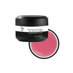 Gel UV de construction dur pour ongles Rose 50g
