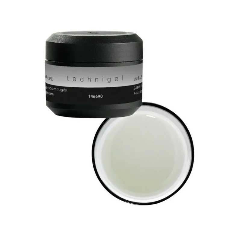 Gel UV LED de construction fibre dur pour ongles Transparent abricot / 15g